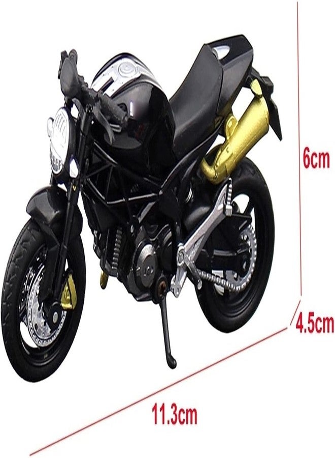 بلو بل دراجة نارية زرقاء بيضاء وحمراء مصبوبة من المعدن بمقياس 1:18، لعبة منزلية للأطفال، بلاستيكية، مكتبية، لعبة دراجة نارية (متعددة الألوان) - Image 5